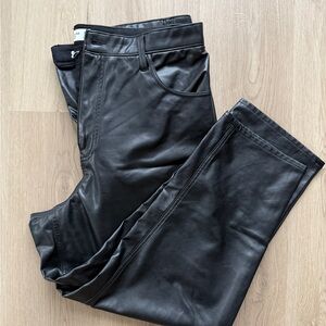 Abercrombie Curve Love Leather Pants 33 | 16